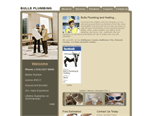 Tablet Screenshot of bullsplumbing.com